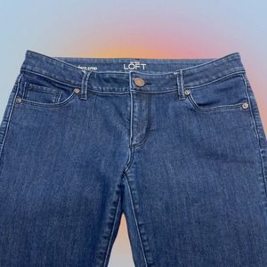 LOFT Women’s 28 / 6P MODERN CROP Blue Jeans